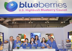 The Asian team of the U.S. Highbush Blueberry Council.